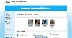 Desktop Screenshot of laurelparkhighschool.com