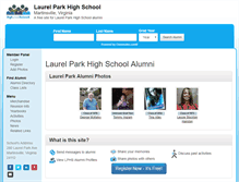 Tablet Screenshot of laurelparkhighschool.com